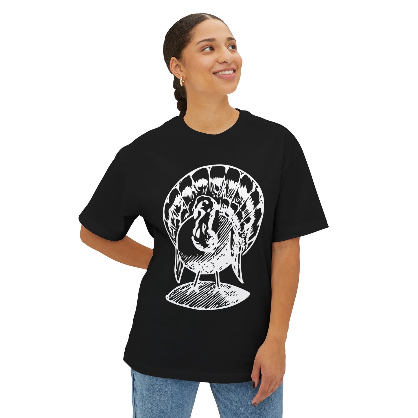 Vintage Turkey Sketch - Unisex Thanksgiving T-Shirt
