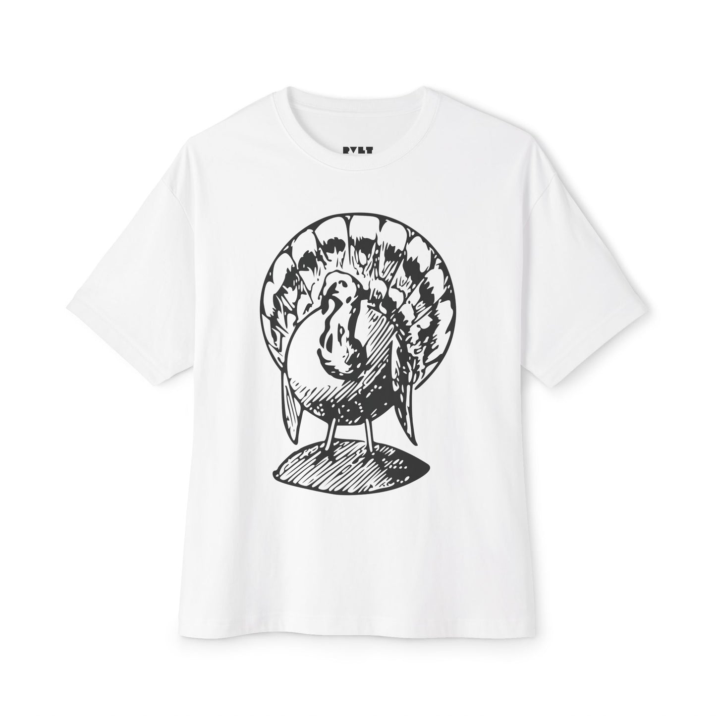 Vintage Turkey Sketch - Unisex Thanksgiving T-Shirt