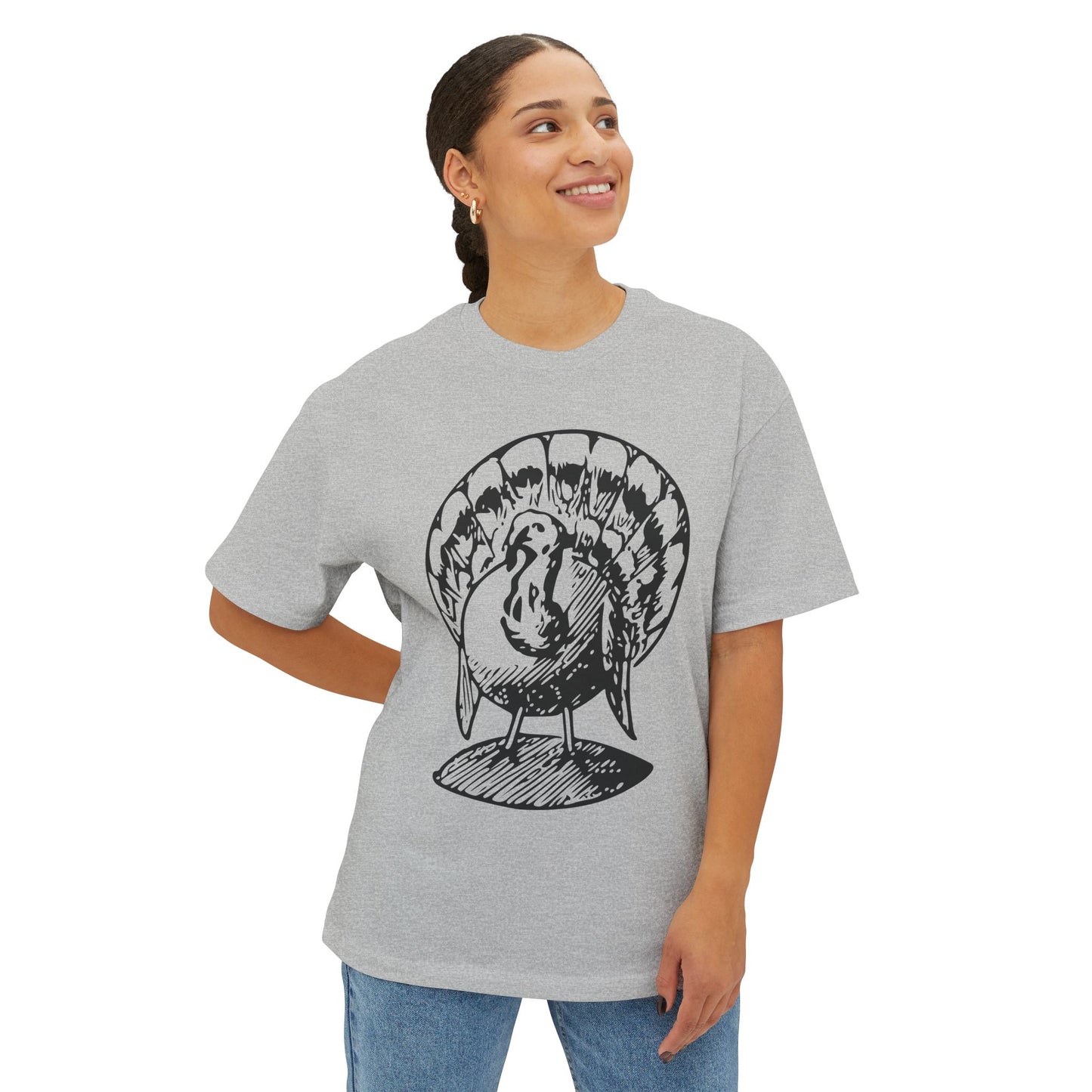 Vintage Turkey Sketch - Unisex Thanksgiving T-Shirt
